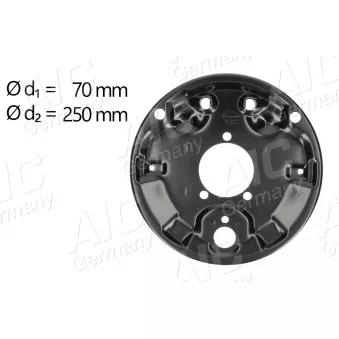 Tole de recouvrement, tambour de frein AIC 70735