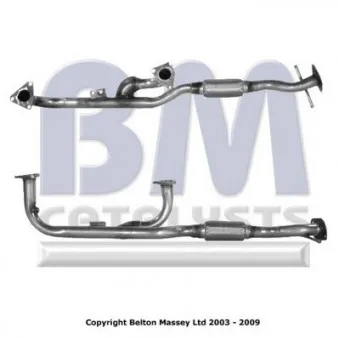 Tuyau d'échappement BM CATALYSTS