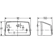 Feu éclaireur de plaque HELLA 2KA 003 389-061 - Visuel 3