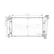 Radiateur, refroidissement du moteur THERMOTEC D72023TT - Visuel 2