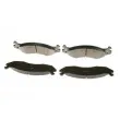 Jeu de 4 plaquettes de frein avant JC PREMIUM CO203A - Visuel 1