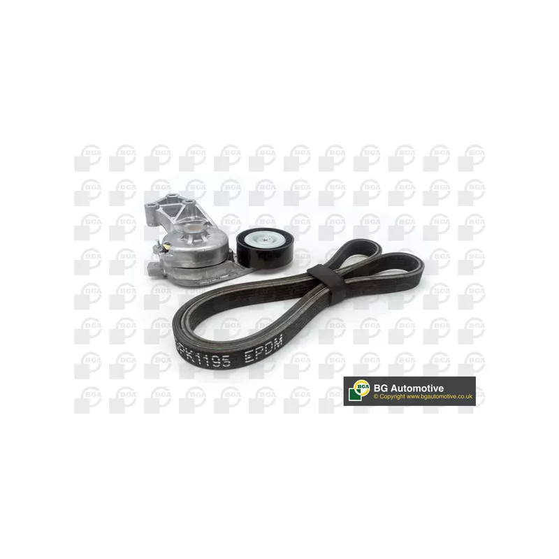 Jeu de courroies trapézoïdales à nervures BGA DB9605K
