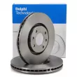 Jeu de 2 disques de frein avant DELPHI BG3622 - Visuel 1