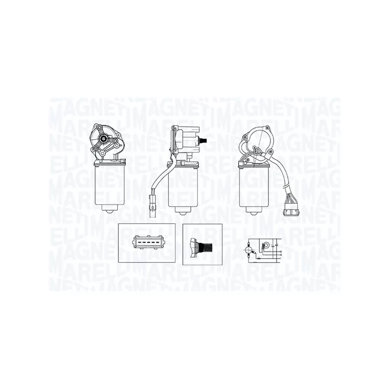 Moteur d'essuie-glace MAGNETI MARELLI 064371300010