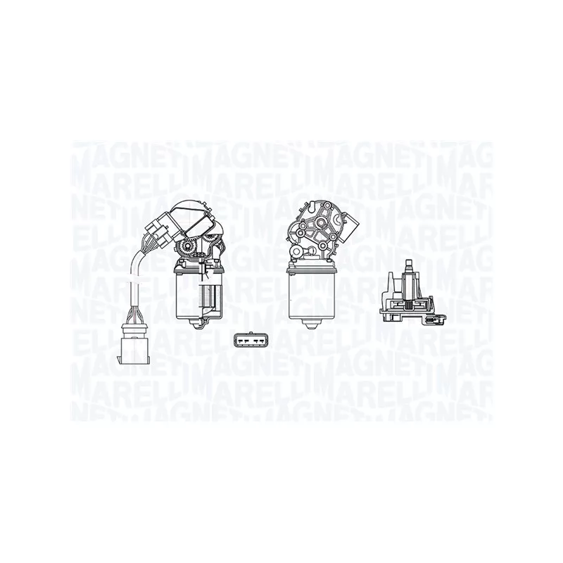 Moteur d'essuie-glace MAGNETI MARELLI 064371400010
