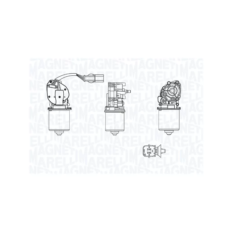 Moteur d'essuie-glace MAGNETI MARELLI 064371501010