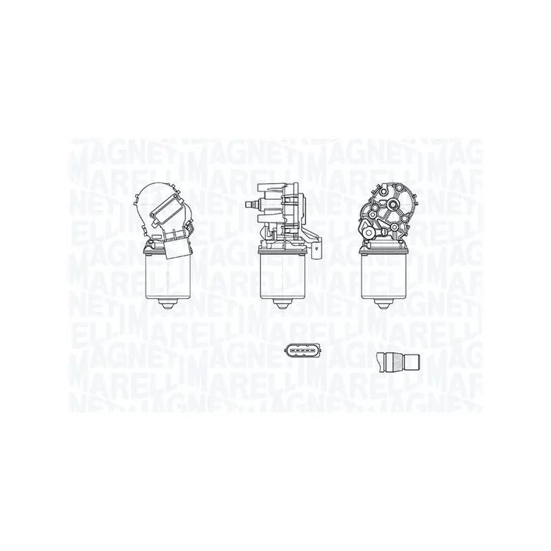 Moteur d'essuie-glace MAGNETI MARELLI 064372500010