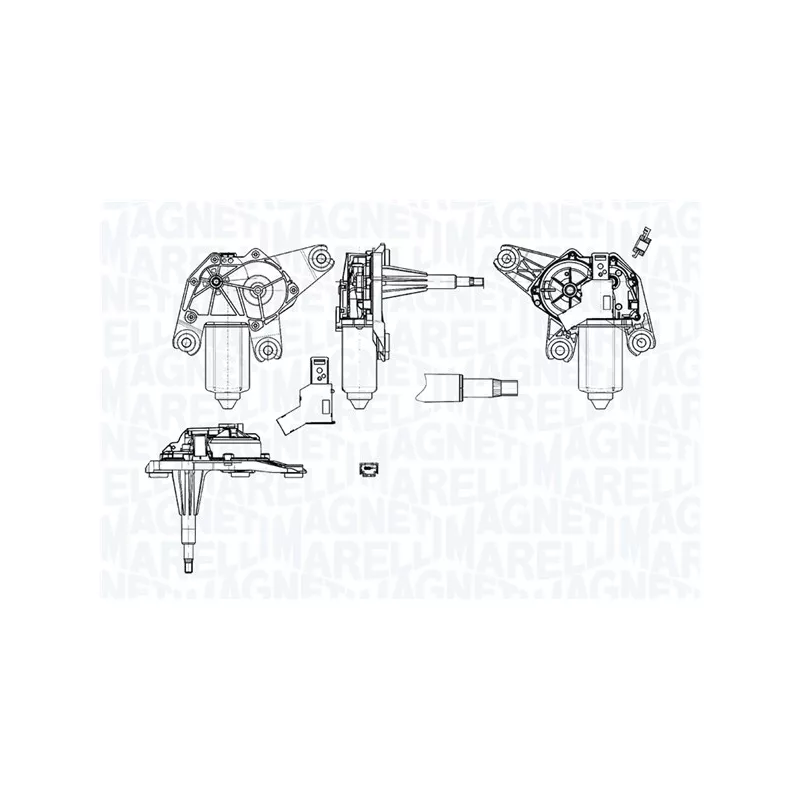 Moteur d'essuie-glace MAGNETI MARELLI 064372900010