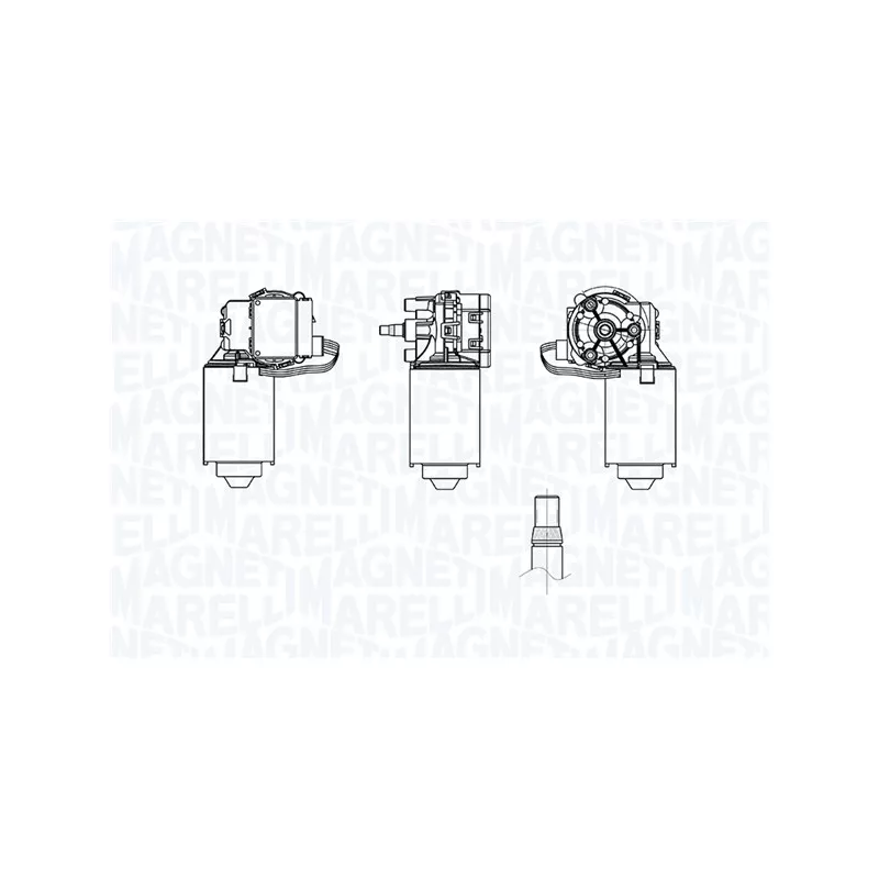 Moteur d'essuie-glace MAGNETI MARELLI 064373600010