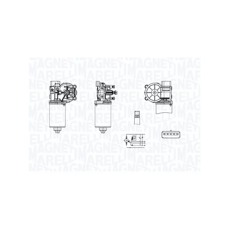 Moteur d'essuie-glace MAGNETI MARELLI 064374500010