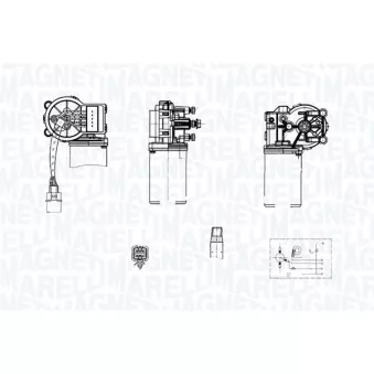 Moteur d'essuie-glace MAGNETI MARELLI
