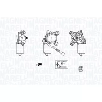 Moteur d'essuie-glace MAGNETI MARELLI 064375000010