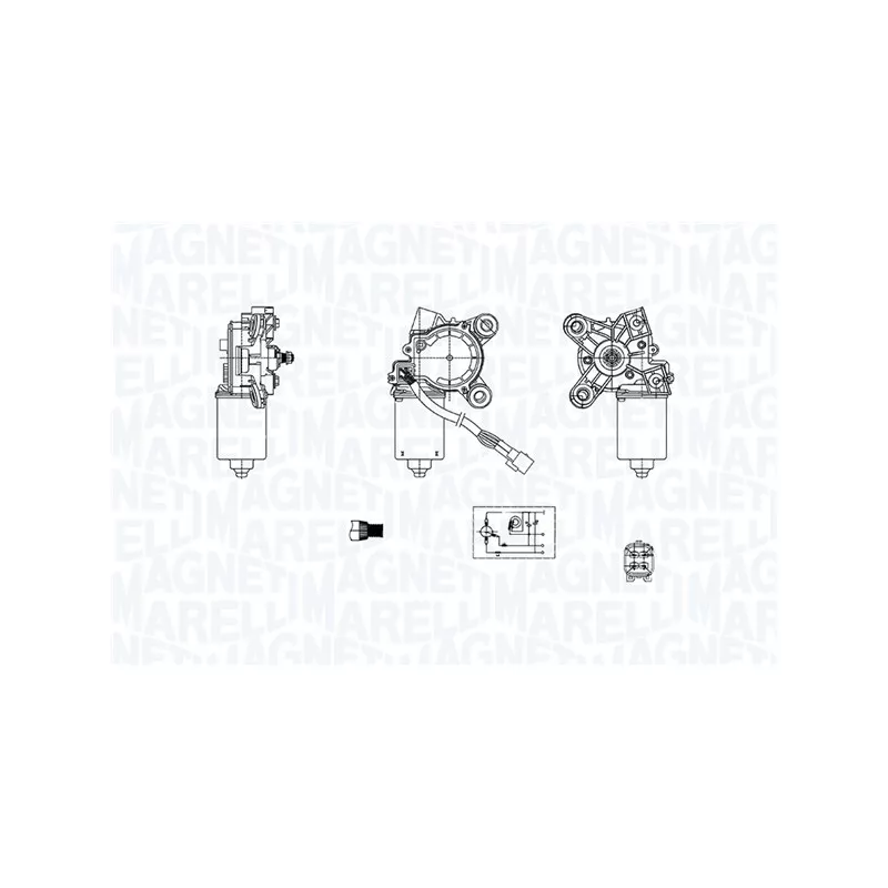Moteur d'essuie-glace MAGNETI MARELLI 064375000010