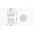 Thermostat, liquide de refroidissement MAGNETI MARELLI 352317005090 - Visuel 1