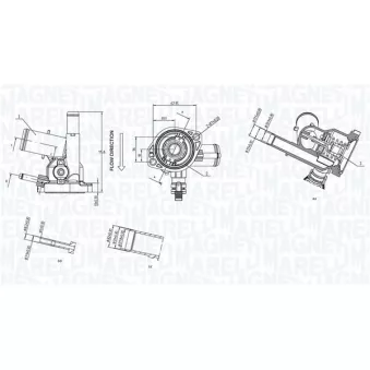 Thermostat, liquide de refroidissement MAGNETI MARELLI 352317005100