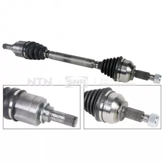 Arbre de transmission avant gauche SNR DK55.098