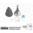 Embout de cardan avant (kit de réparation) PASCAL G1R020PC - Visuel 1
