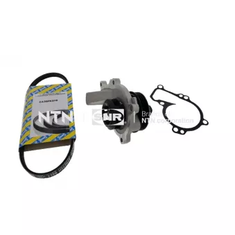Pompe à eau+Jeu de courroie trapézoïdale à nervures SNR KAP859.471