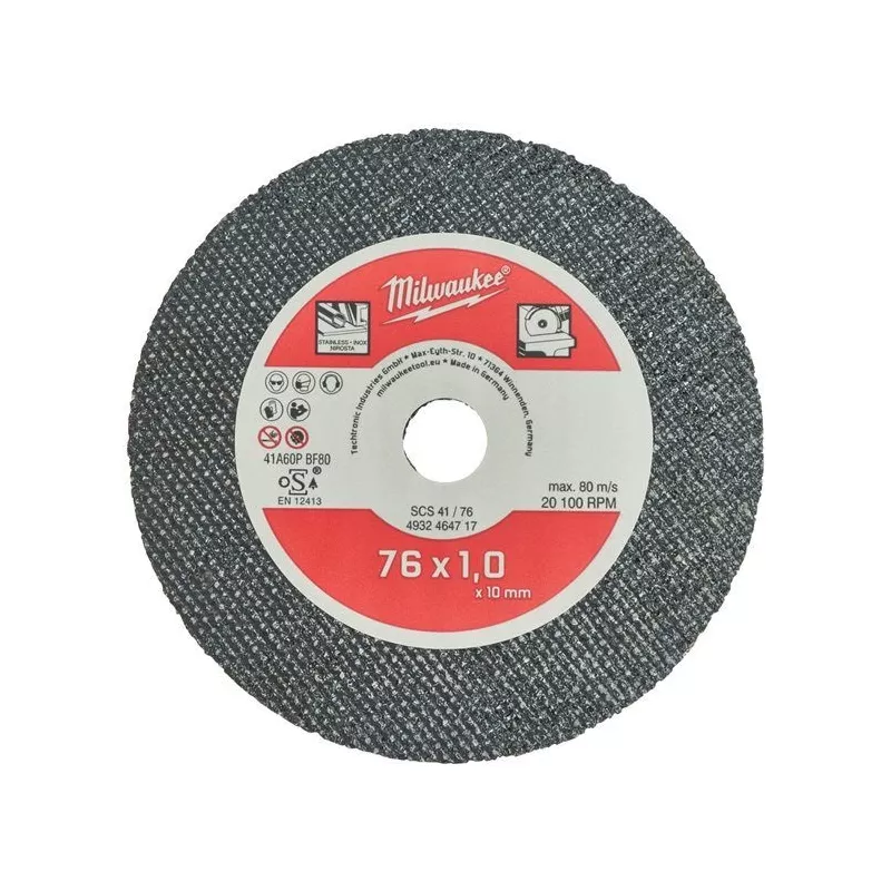 Disques à tronçonner MILWAUKEE 4932464717