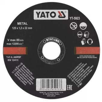 Disques à tronçonner YATO YT-5923