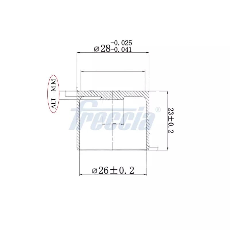 Poussoir de soupape FRECCIA PI 03-126