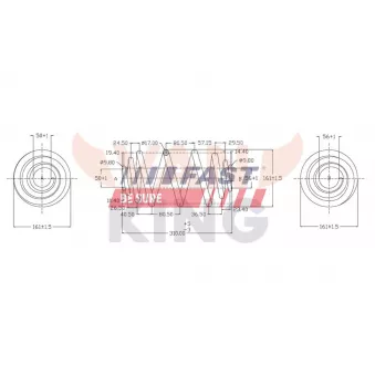 Ressort de suspension FAST FT12250K