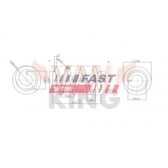 Ressort de suspension FAST FT12282K