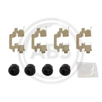 Kit d'accessoires, plaquette de frein à disque A.B.S. 0101Q
