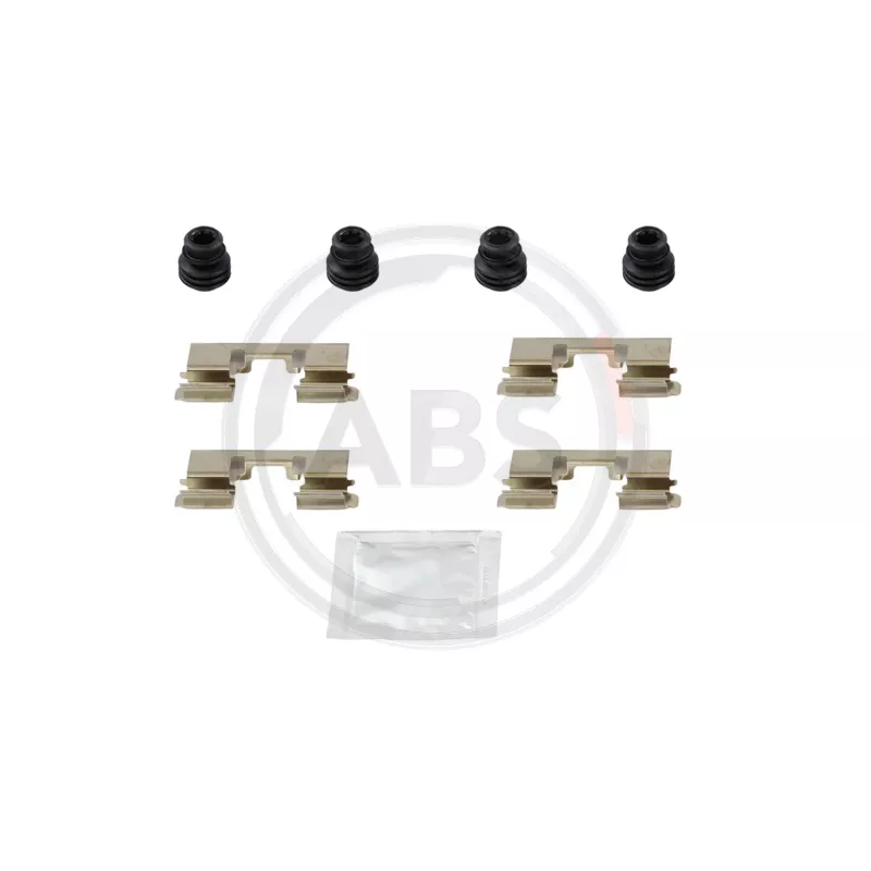 Kit d'accessoires, plaquette de frein à disque A.B.S. 0115Q