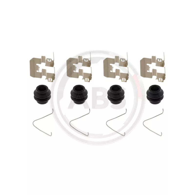 Kit d'accessoires, plaquette de frein à disque A.B.S. 0117Q
