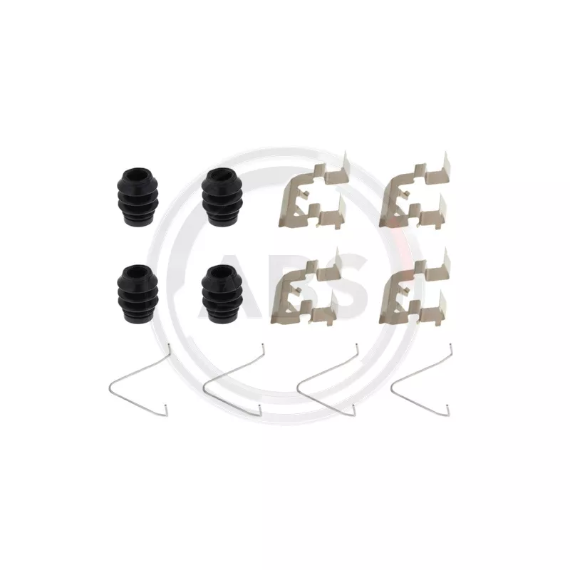 Kit d'accessoires, plaquette de frein à disque A.B.S. 0118Q