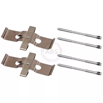 Kit d'accessoires, plaquette de frein à disque A.B.S. 0136Q