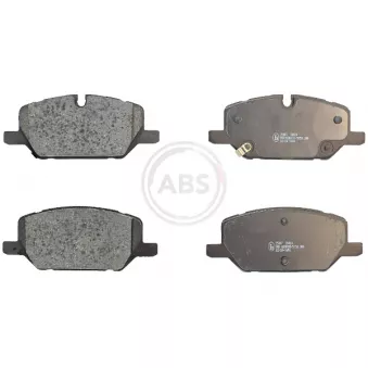 Jeu de 4 plaquettes de frein avant A.B.S. 35007