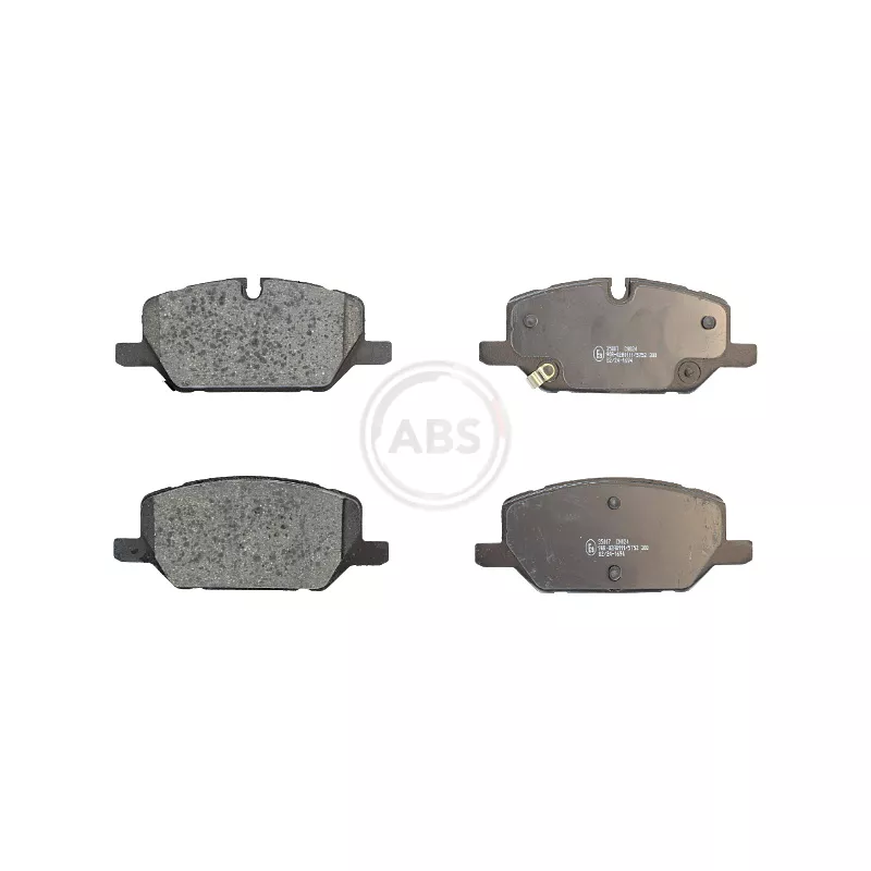 Jeu de 4 plaquettes de frein avant A.B.S. 35007