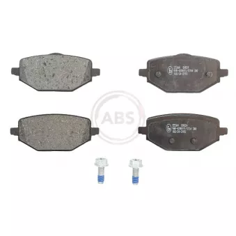 Jeu de 4 plaquettes de frein arrière A.B.S. 35364