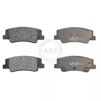 Jeu de 4 plaquettes de frein arrière A.B.S. 35367