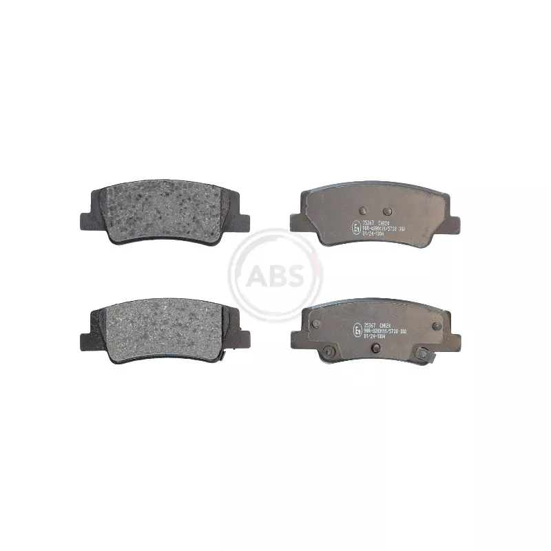 Jeu de 4 plaquettes de frein arrière A.B.S. 35367