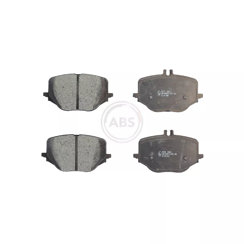 Jeu de 4 plaquettes de frein arrière A.B.S. 35373