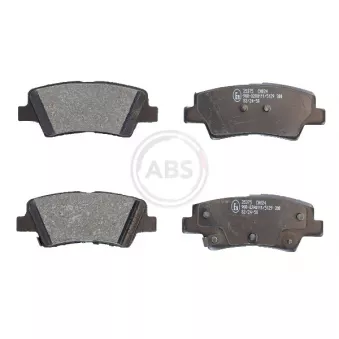 Jeu de 4 plaquettes de frein arrière A.B.S. 35375