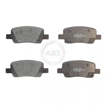 Jeu de 4 plaquettes de frein arrière A.B.S. 35384