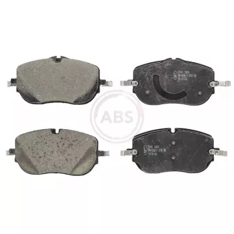 Jeu de 4 plaquettes de frein avant A.B.S. 35404