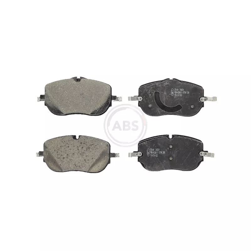 Jeu de 4 plaquettes de frein avant A.B.S. 35404