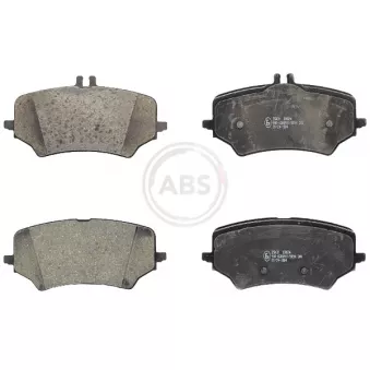 Jeu de 4 plaquettes de frein arrière A.B.S. 35431
