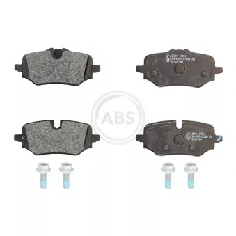Jeu de 4 plaquettes de frein arrière A.B.S. 35441