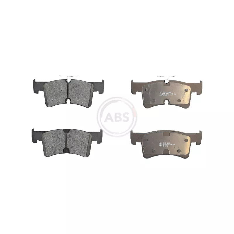Jeu de 4 plaquettes de frein arrière A.B.S. 35452