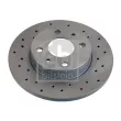 Jeu de 2 disques de frein arrière FEBI BILSTEIN 107724 - Visuel 1
