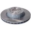 Jeu de 2 disques de frein avant FEBI BILSTEIN 177006 - Visuel 1