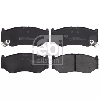 Jeu de 4 plaquettes de frein avant FEBI BILSTEIN