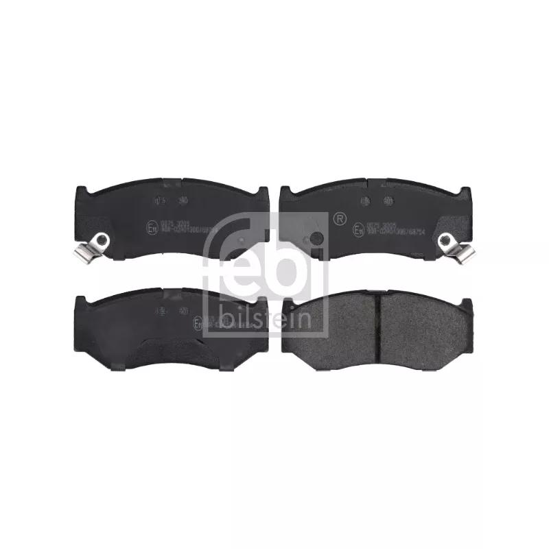 Jeu de 4 plaquettes de frein avant FEBI BILSTEIN 183654