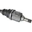 Arbre de transmission avant gauche FEBI BILSTEIN 193448 - Visuel 1